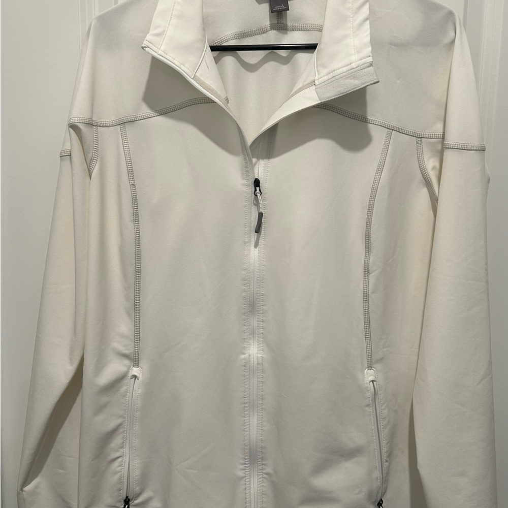 Eddie Bauer Cream Jacket Lightweight Performance
